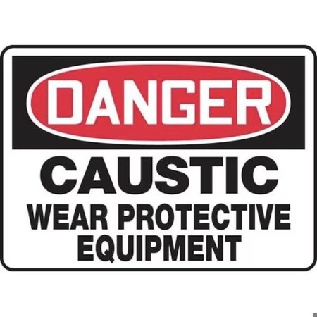 Accuform OSHA DANGER SAFETY SIGN HAZARDOUS MCHL090XP MCHL090XP